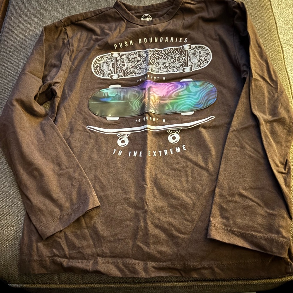 2 pack boys long Sleeve Graphic Tees